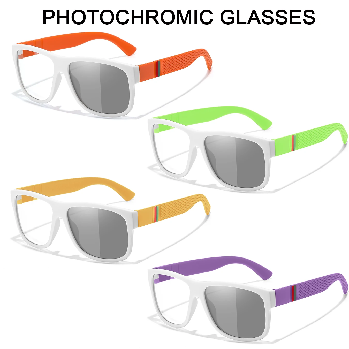 Fashion Photochromic Cycling Sunglasses Men Women Bicycle MTB Bike