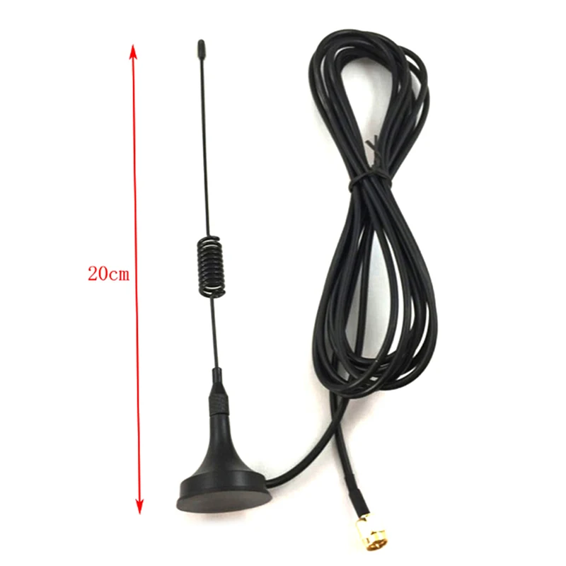 1개 새 GSM GPRS 안테나 900 -1800Mhz 3dbi SMA 케이블 1M 원격 제어 자기 베이스*