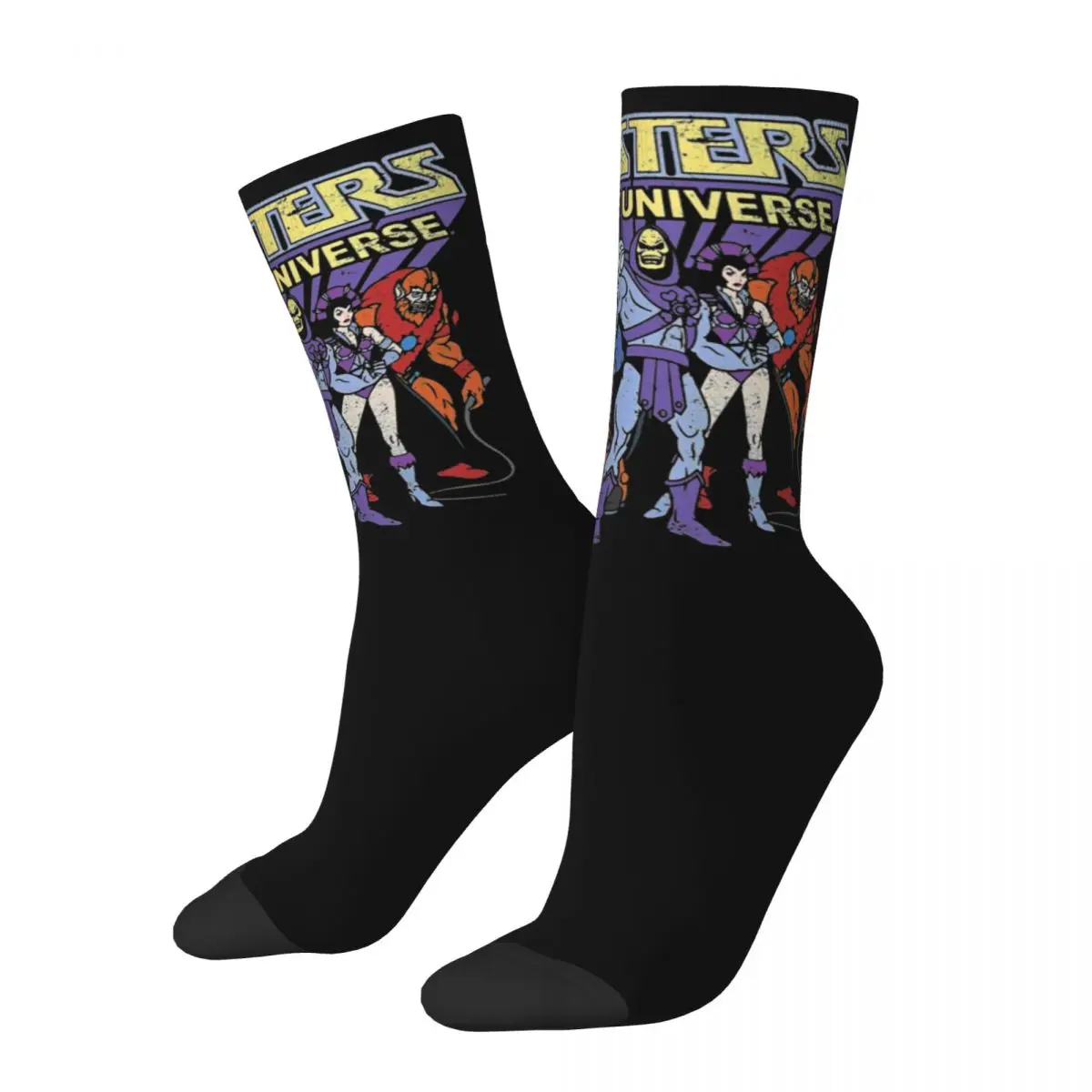 Retro He-Man Masters Of The Universe Skeletor Cozy Crew Socks Super Soft Crew Socks Accessori Antiscivolo