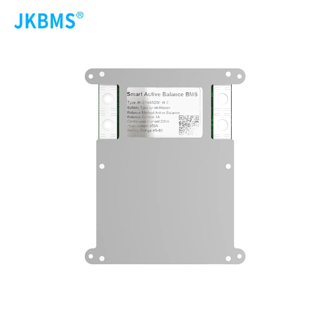 JKBMS B1A8S10P bms 4S 5S 6S 7S 8S 12V 24V BATTERY WITH 1A ACTIVE BALANCE  bms lifepo4