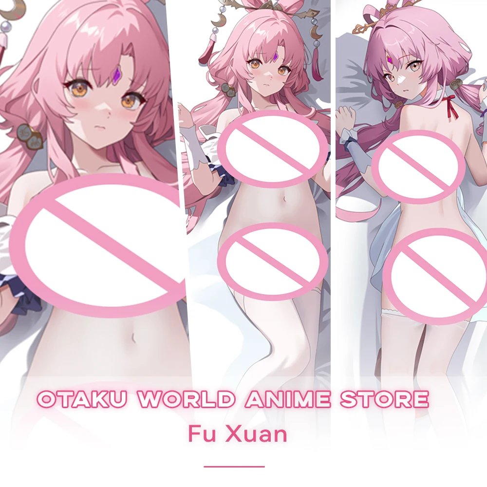 

150x50 Anime Decor Pillow Case Honkai Star Rail Fu Xuan Dakimakura Waifu Hugging Body Otaku Pillowcase Throw Cushion Cover