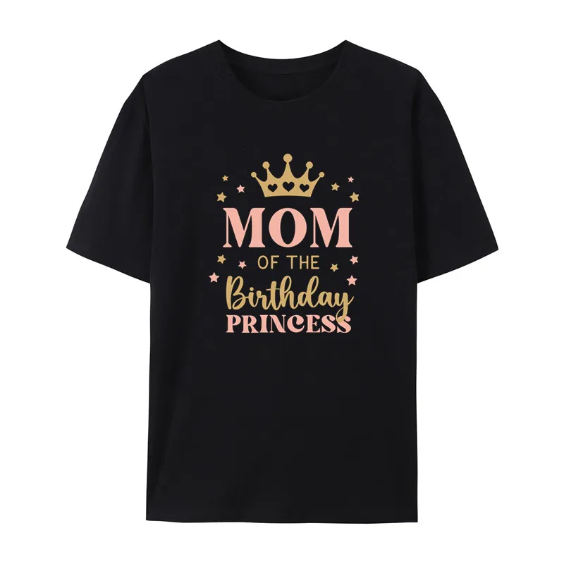 thumbnail image 5 of Lindos disfraces de princesas para cumpleaños, papá, mamá, familia, trajes a juego, camiseta para fiesta de cumpleaños de padre, madre e hijos, 5 of 5