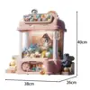 Tabletop Claw Machine, Mini Vending Toy Machine with Light, Mini Candy Grabber 6