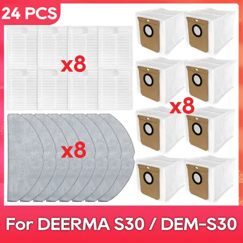 Fit For ( DEERMA S30 / DEM-S30 ) Filter Mop Dust Bag Parts Accessories Robot Vacuum Cleaner Kit - Image 24
