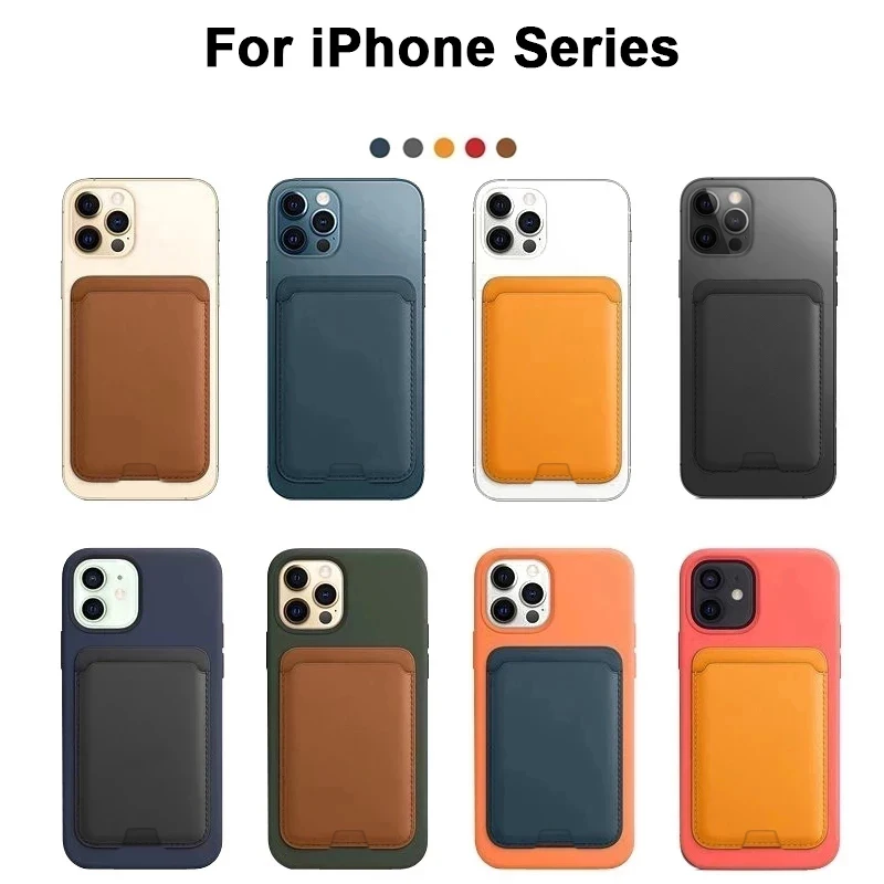 For Magsafe Leather Wallet For APPLE iPhone 16 12 13 14 15 17 Pro Max Plus Magnetic Card Holder Case Cover Accessories With Box — view 6
