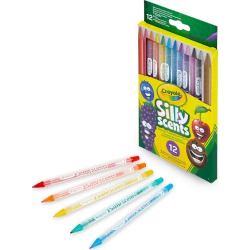 Crayola глупые ароматы 12'li трансформируемая в сухую ручку | Канцтовары для офиса и