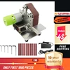 Mini Electric Belt Sander DIY Polishing Grinding Machine Fixed Angle Sharpening Machine Blade Desktop Cutter Edges Power Tool 1