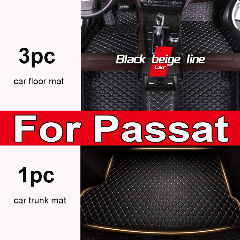 

Автомобильные коврики для Passat 2019, 2018, 2017, 2016, 2014, 2013, 2012, водонепроницаемые коврики для стайлинга салона автомобиля Volkswagen vw