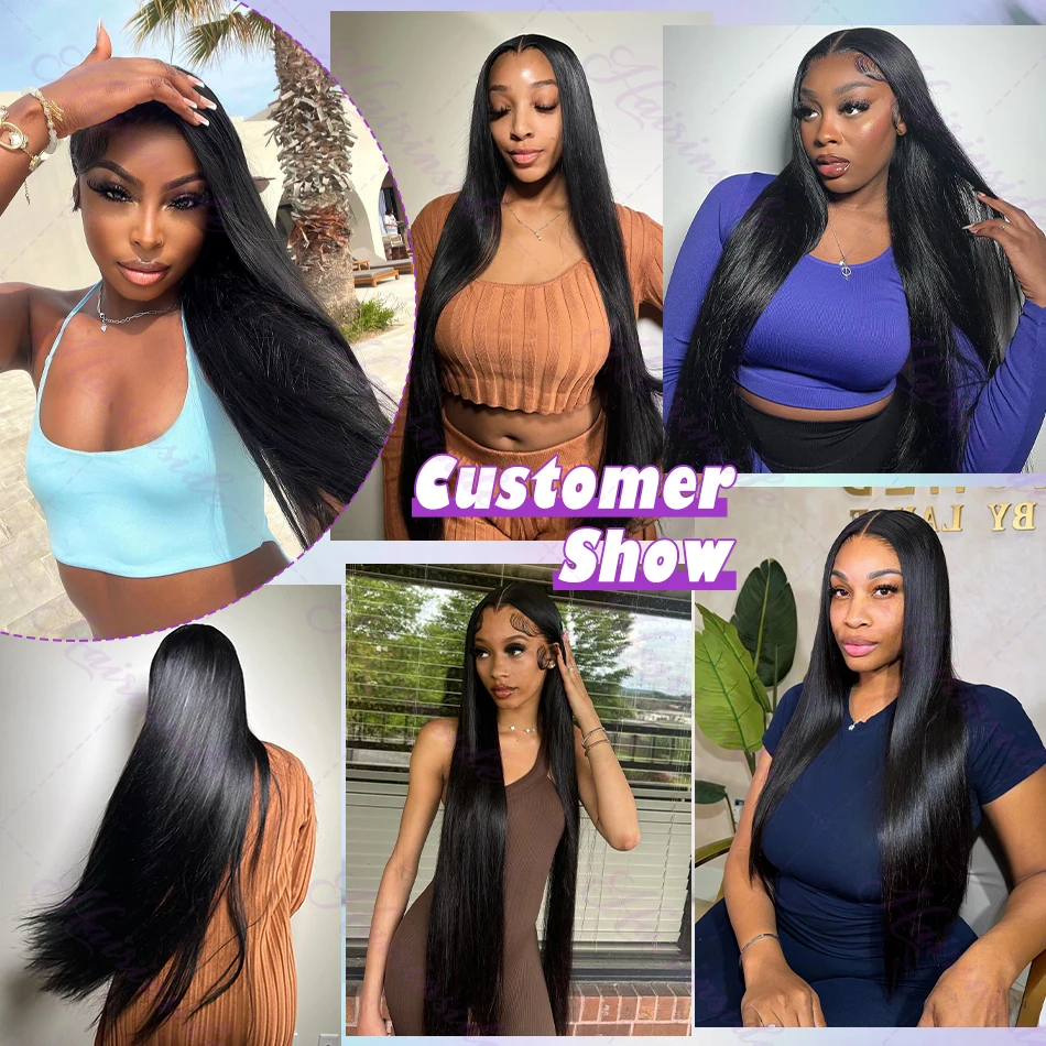 Human Hair Bundles 30 34 Inch Long Thick Indian Raw Virgin 3/4 Weave 16A Extensions