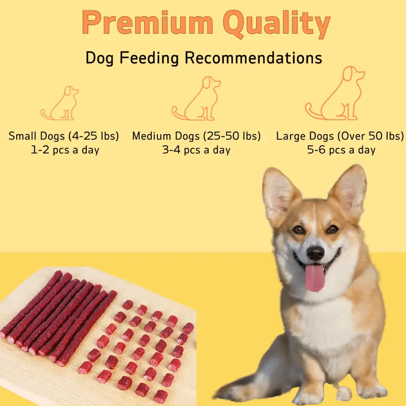 7.05oz/14.11oz(200g/400g) Beef Stick, All Natural Ingredients, Natural Dog Treats, Healthy, Easily Digestible - Image 5