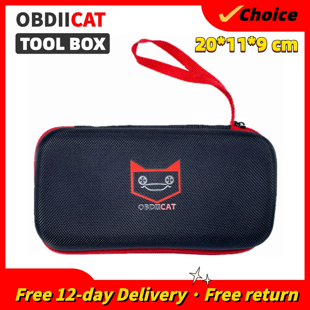 OBDIICAT 배터리 플라스틱 밀폐 도구 상자 안전 장비 도구 상자, D5, D8, D9 점프 스타터용 여행 가방 저항 도구 케이스 OBDIICAT 배터리 플라스틱 밀폐 도구 상자 안전 장비 도구 상자, D5, D8, D9 점프 스타터용 여행 가방 저항 도구 케이스