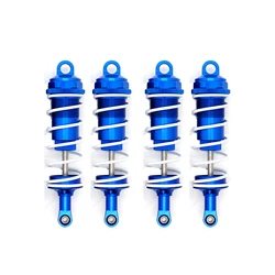 RC Racing Car High - Performance Shock Absorber Set - Enhanced Spring Damper Suspension (2/4 Pieces, 110mm) (4PCS Blue)