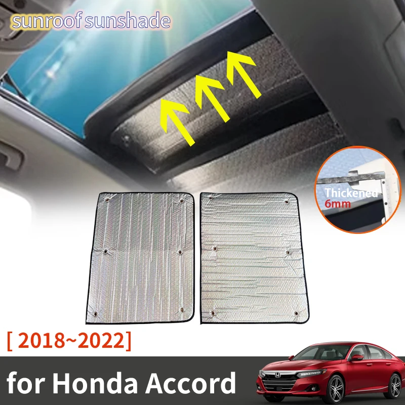 

For Honda Accord 10th Gen 2018 2019 2020 2021 2022 X Accessories Sunroof Sunshade Roof Sunscreen Heat Insulation Windscreen Auto