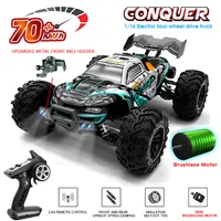 SCY 16101PRO 16102PRO 1:16 70KM/H 4WD RC Car With LED Headlight Remote Control Cars High Speed Drift Monster Truck for Kids Toys 1