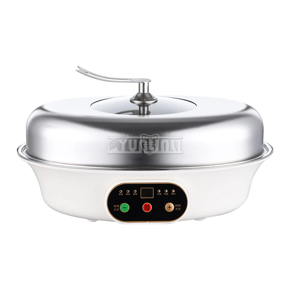 Stainless Steel Steamed Fish Pot Household Large Capacity Electric Steamer Double Layer Intelligent Steamer 5