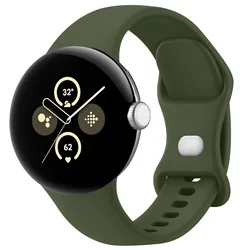 Soft Silicone Strap for Smartwatch - Colorful and Durable Wristband Accessory (Army Green)