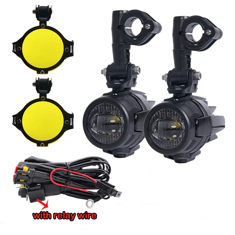 

Motorcycle Fog Lights For BMW R1200GS ADV F800GS F700GS F650GS S1000XR K1600 LED Auxiliary Spotlight Fog Driving Lamp 40W