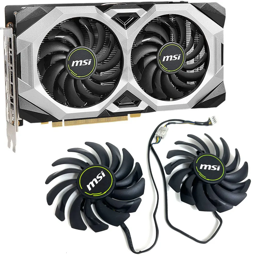 

NEW PLD09210S12HH RTX 2060SUPER VENTUS GP GPU FAN，FOR MSI RTX 2070 VENTUS GP、 RTX 2060 SUPER VENTUS GP OC Video card cooling fan