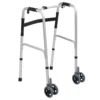 1 pair Walker Wheels Walker Wheels Adjustable Height Replacement Walker Feet Caster with Brake Wheel for Seniors Disabled People 4