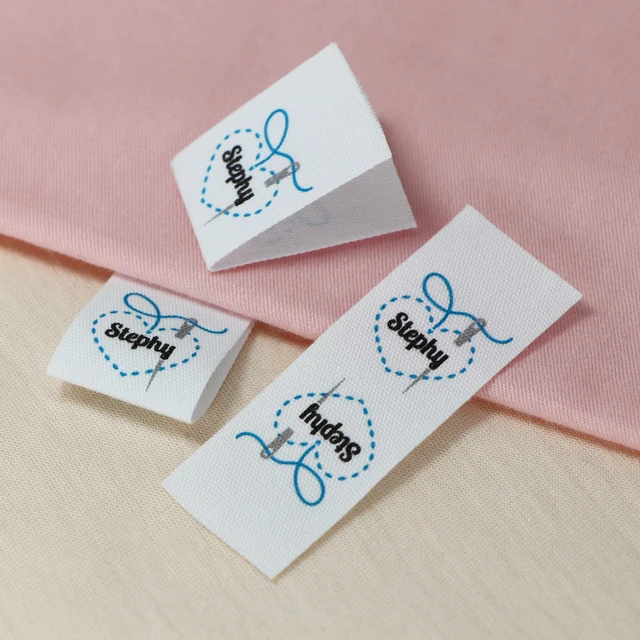 Custom Logo Cotton Sew Label  Custom Sewing Labels Handmade - 30 50mm  Cotton Logo - Aliexpress