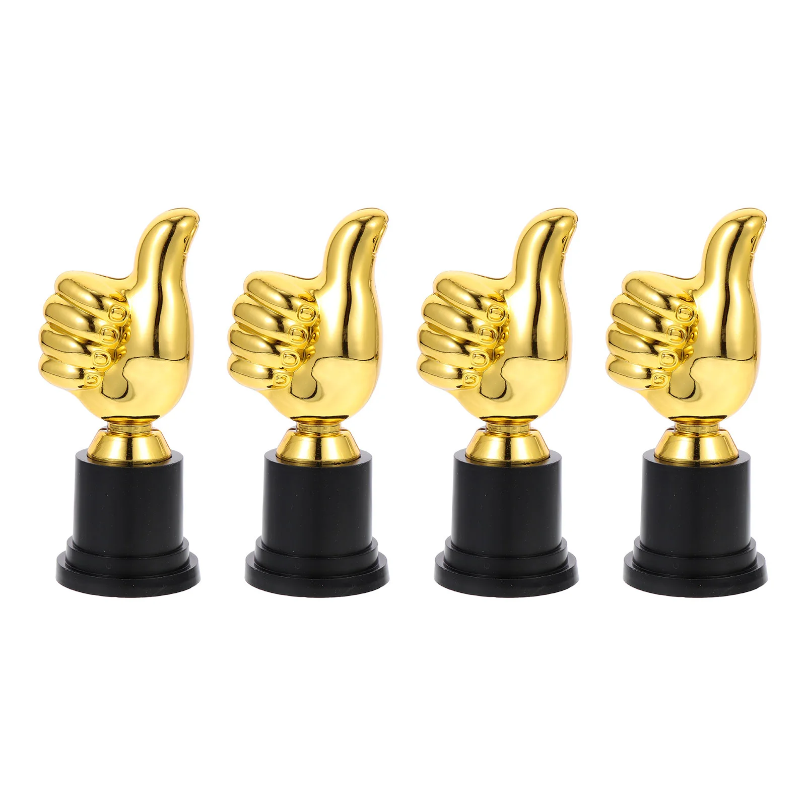 

Great Thumb Plastic Trophy Delicate Sports Game Commemorative Trophies School Rewarding Trophies Show Competition Gifts