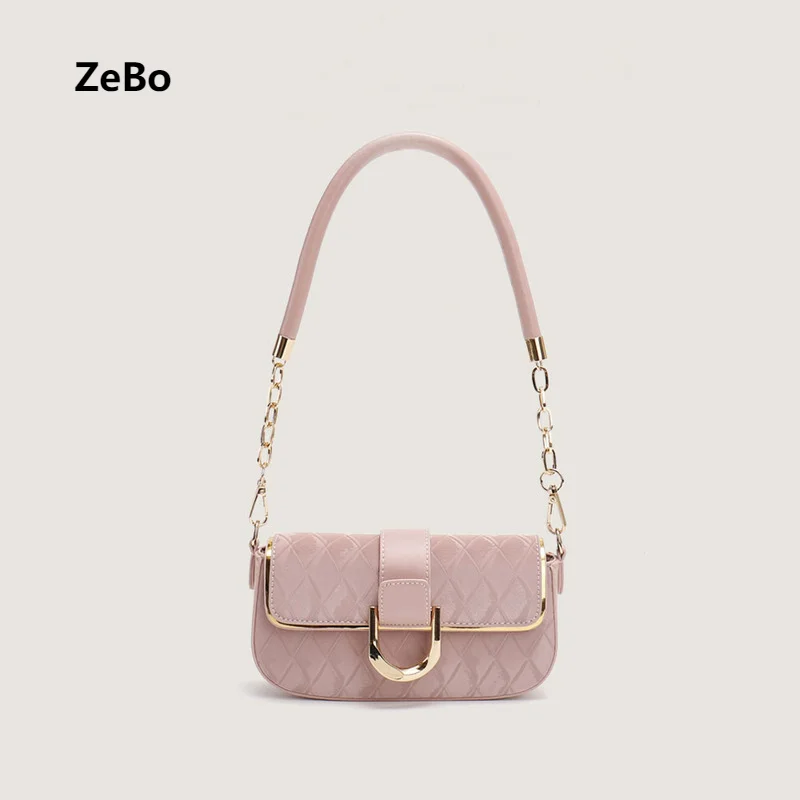 

2024 маленькая и модная Высококачественная сумка на цепочке для подмышек новая изысканная и элегантная роскошная сумка через плечо женская сумка