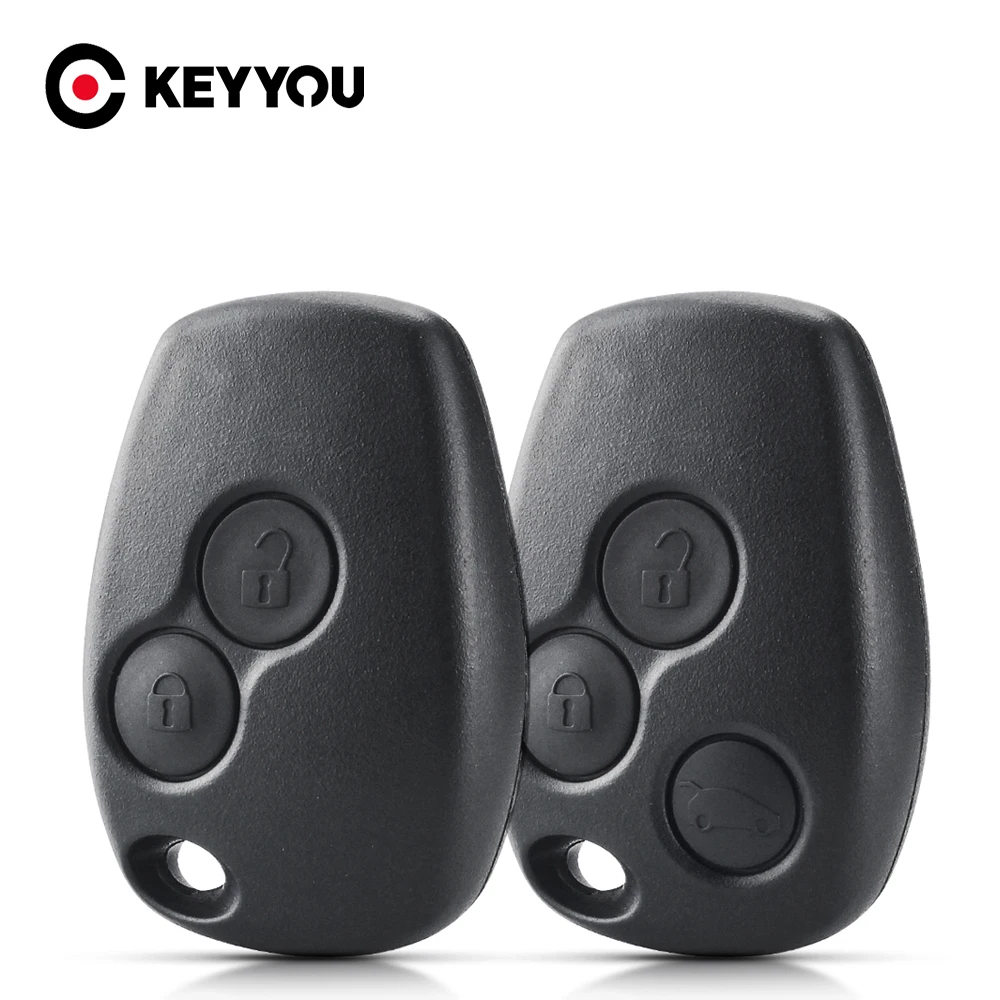 Key Case 2 Button For Renault Megane Modus Espace Laguna Duster Logan DACIA Sandero Fluence Clio Kangoo No Blade