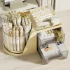 25 360° Rotating Makeup Brush Holder Cosmetic Storage Box Large Capacity Makeup Brush Storage Box Suitable for Bathroom Desktop 4