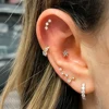 Piercing Constellation Earrings Women 1pc Daith Helix Body Jewelry Silver Color Cartilage Ear Accessories Conch Rook Tragus Lobe 2