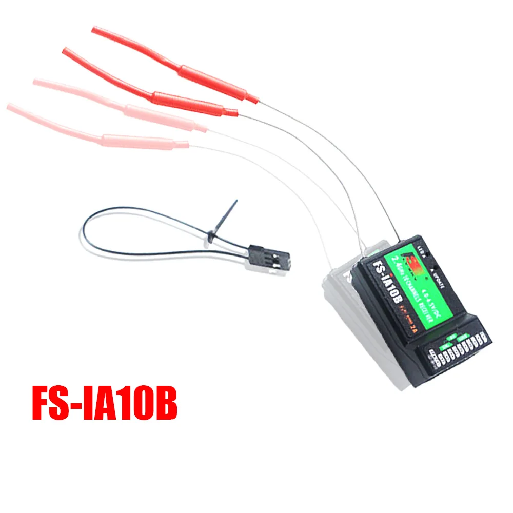 Flysky FS-IA6 FS-IA6B FS-IA10B 6Ch RC 리시버, 2.4G PPM 출력, iBus 포트 호환, Flysky i4 i6 i10 송신기
