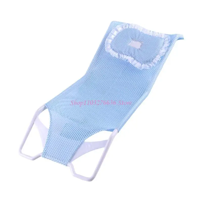 Sicherheits-Badekissen für Kleinkinder, Baby-Badewannen-Stütznetz, bequemes Badekissen für Kleinkinder von 0–6 Monaten, weiches Badekissen – Detail 7
