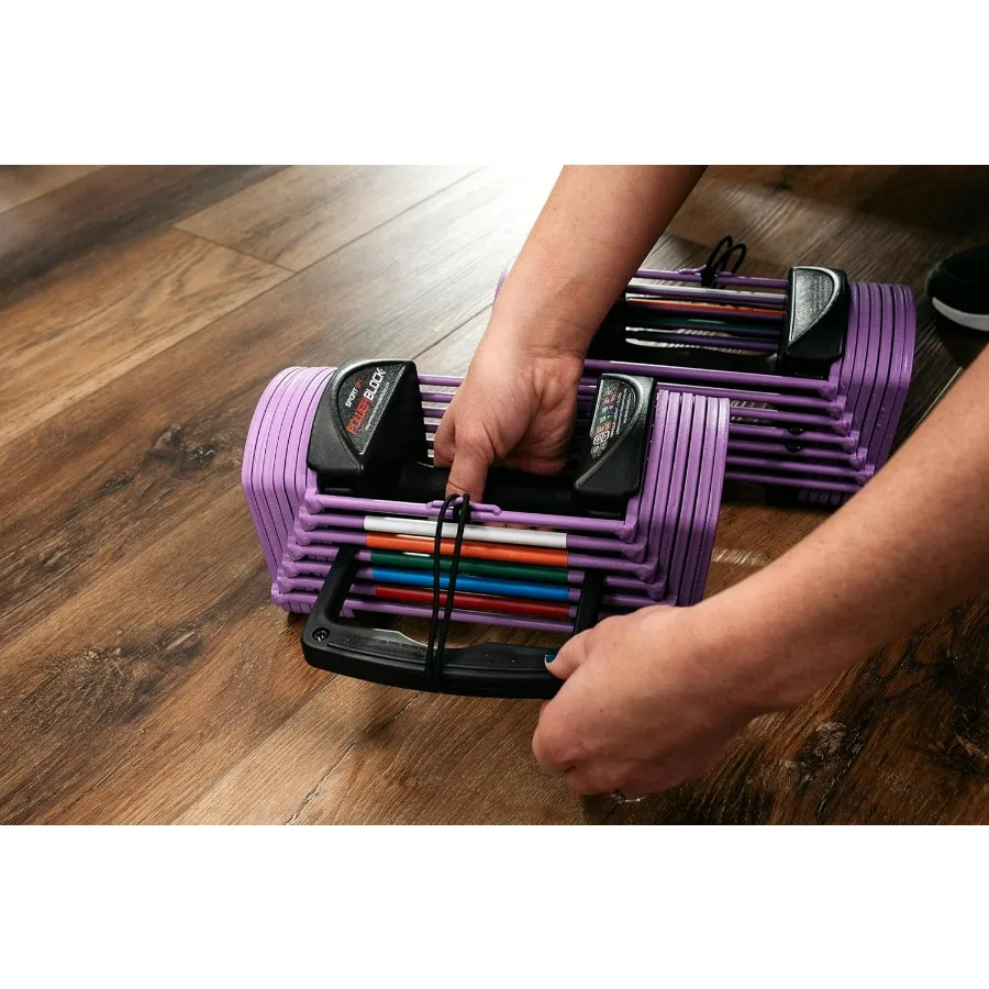 Sport 24 Adjustable Dumbbells, 3-24 lb. Durable Steel Build, Innovative At Home Workout Equipment, All-in-One Strength Training