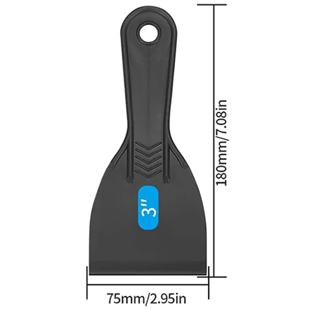 1/6pc 1.5-8inch Paint Scrapers Multi-Purpose Plastic Putty Cutter Set Putty Filler Spatula Scraper For Scraping Wallpaper Repair