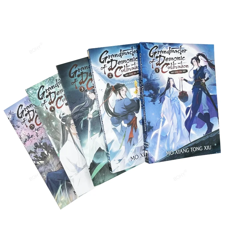 5 Books Grandmaster of Demonic Cultivation: Mo Dao Zu Shi Novel Vol. 1-5  Comic Book English Manga Novel Books - AliExpress