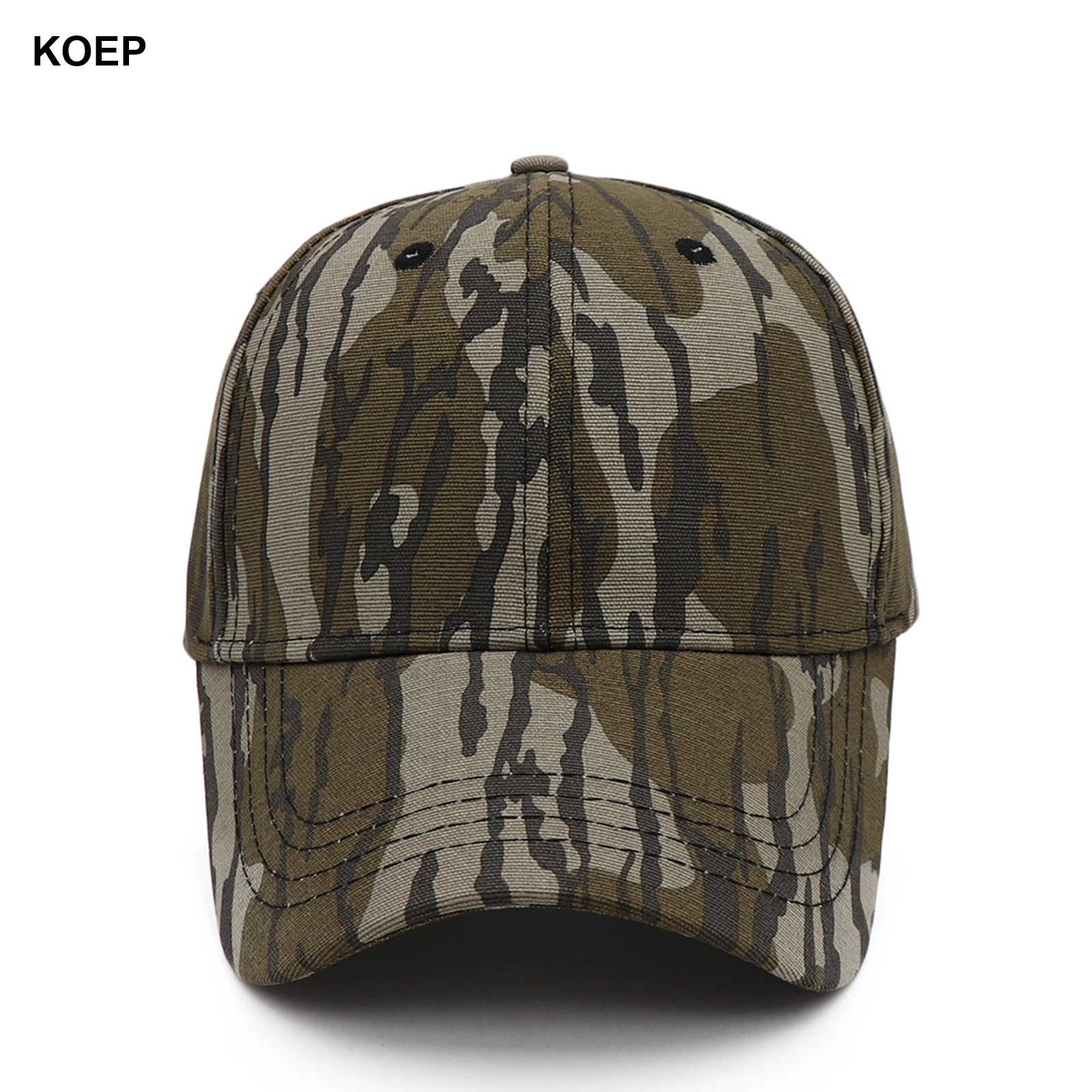 KOEP Outdoor Fishing Caps Jungle Bottomland Camouflage Baseball Cap Hunting Hat Cotton Dad Snapback Hats Bulrush Leaves KBMO9 3