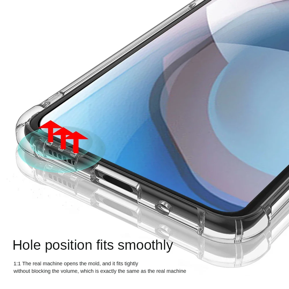 Silicone Soft Back Cover with Shockproof Protection - Slim Design Coque Capa