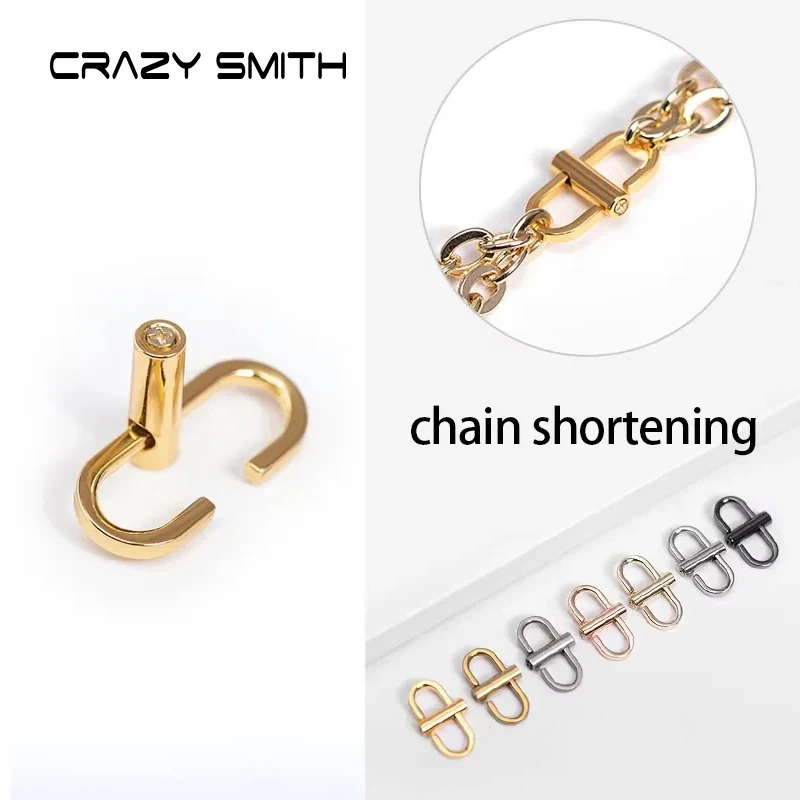 CRAZYSMITH Bag Chain Adjustment Buckle Bags Chain Fixed Length