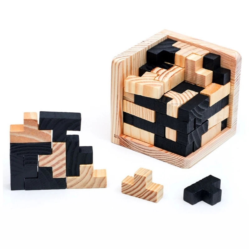 

Игрушка Монтессори 3D головоломка Логические Блокировка Игрушка Семейная игра для мозга Игрушка