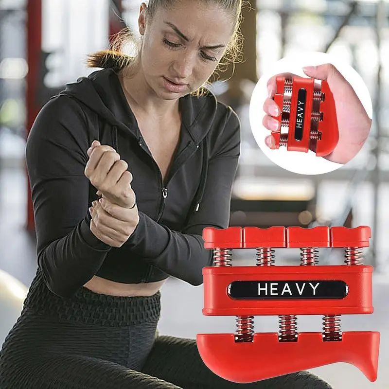 Finger Strengthener Finger Exerciser for Forearm and Hand Strengthener Hand Grip Workout Equipment for Musician Rock Climbing