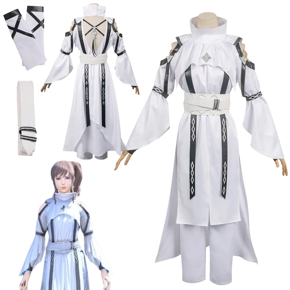 

FF14 Косплей клинбо Chiton лечебные костюмы Фэнтези Костюм игры финальная Фэнтези 14 маскировочное платье наряды для взрослых женщин костюм на Хэллоуин