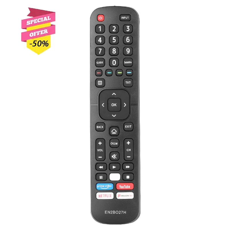Пульт дистанционного управления EN2BO27H для телевизора Hisense H43B7000 H43B7100 H50B7100 H50B7120 H55B7100 H55B7120 H65B7100 H65B7120 40L5455R