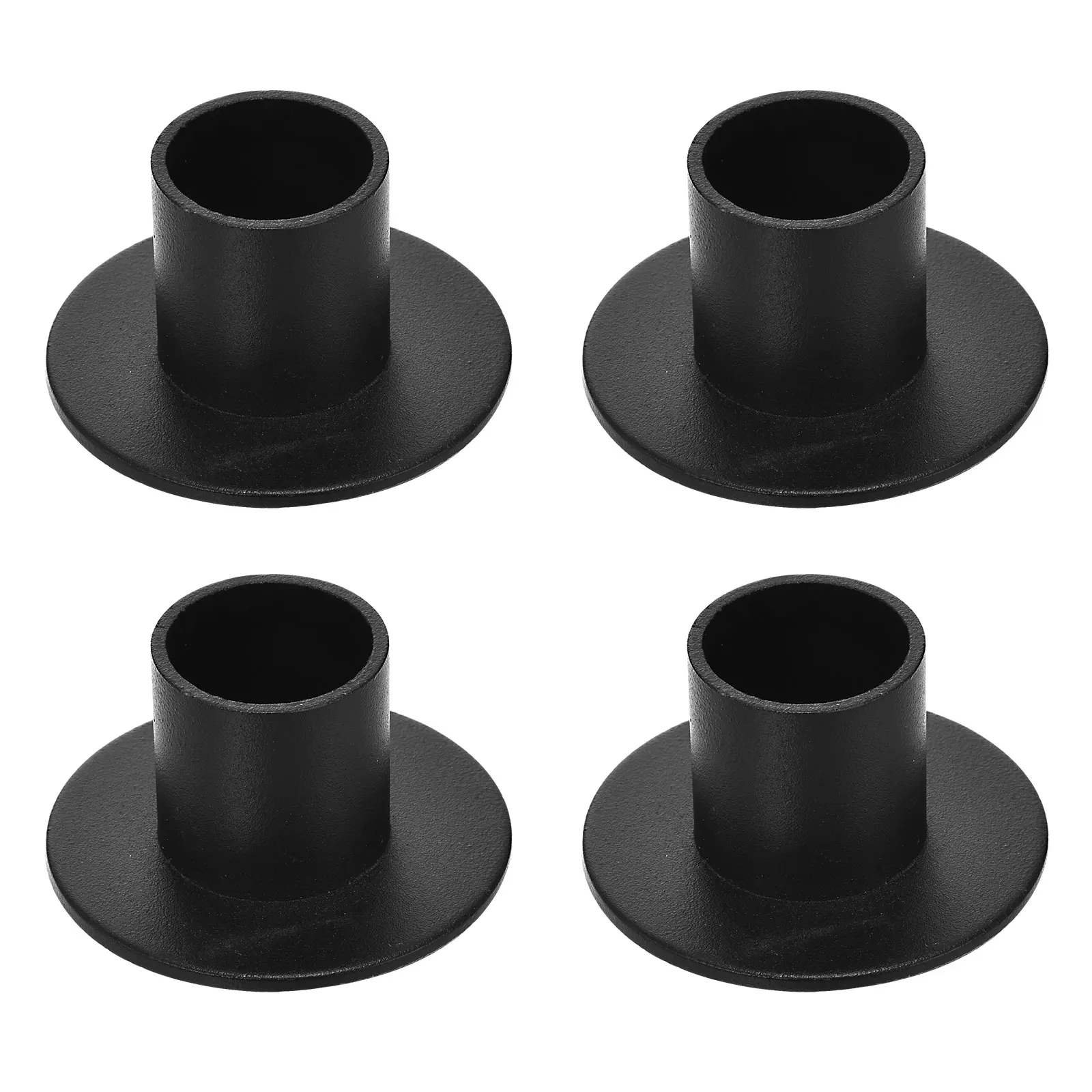 Matte Black Taper Candle Holder Round Candlestick Holder 4 Pack for Taper Candle Metal Candle Holders Centerpieces for Tables 1