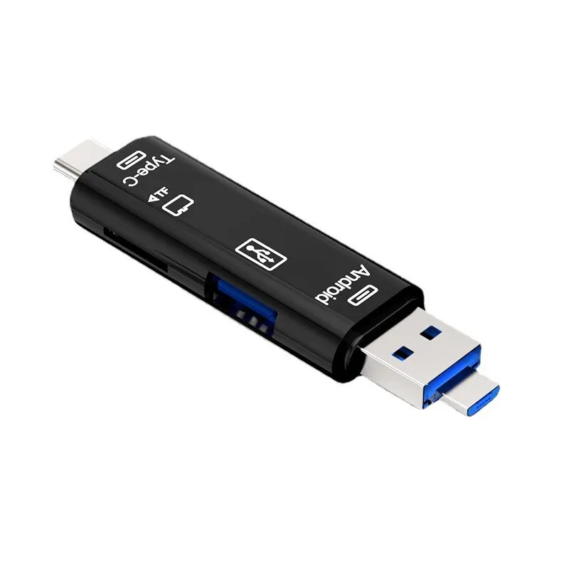 Card Reader Computer Android Mobile Phone Type C Universal Otg 3-1 High Speed Multi-in-one Camera Tf Card Usb Flash Drive Mini