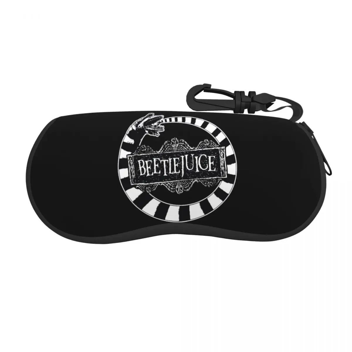 Custom Beetlejuice Beetle Worm Shell Custodia Per Occhiali Unisex Travel Tim Burton Horror Movie Occhiali Da Vista Custodia Per Occhiali Da Sole Scato