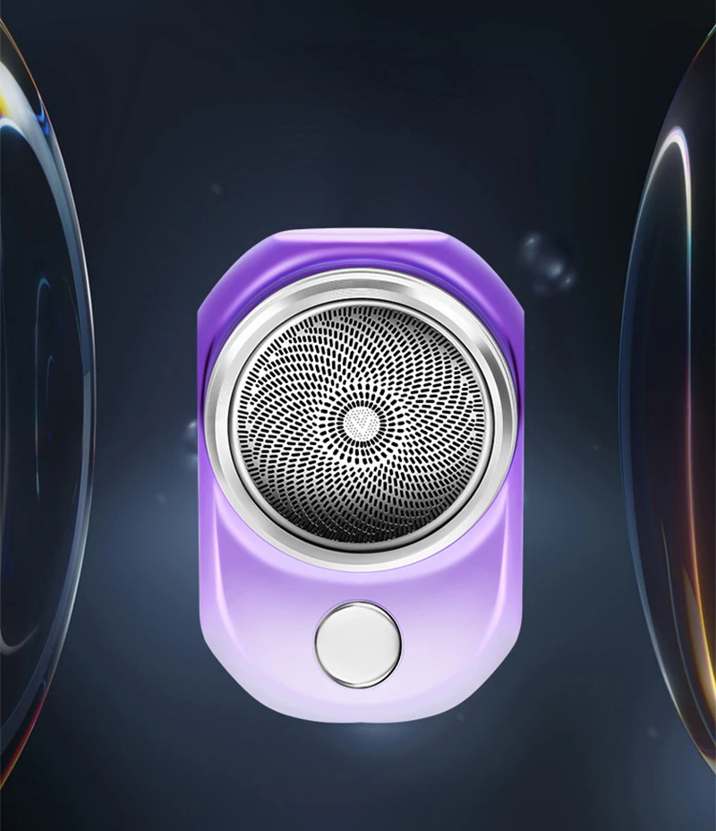 남성 미니 전기 면도기 얼굴 수염 트리머 USB 충전 디지털 디스플레이 휴대용 수염 면도기 무선 여행용 면도기