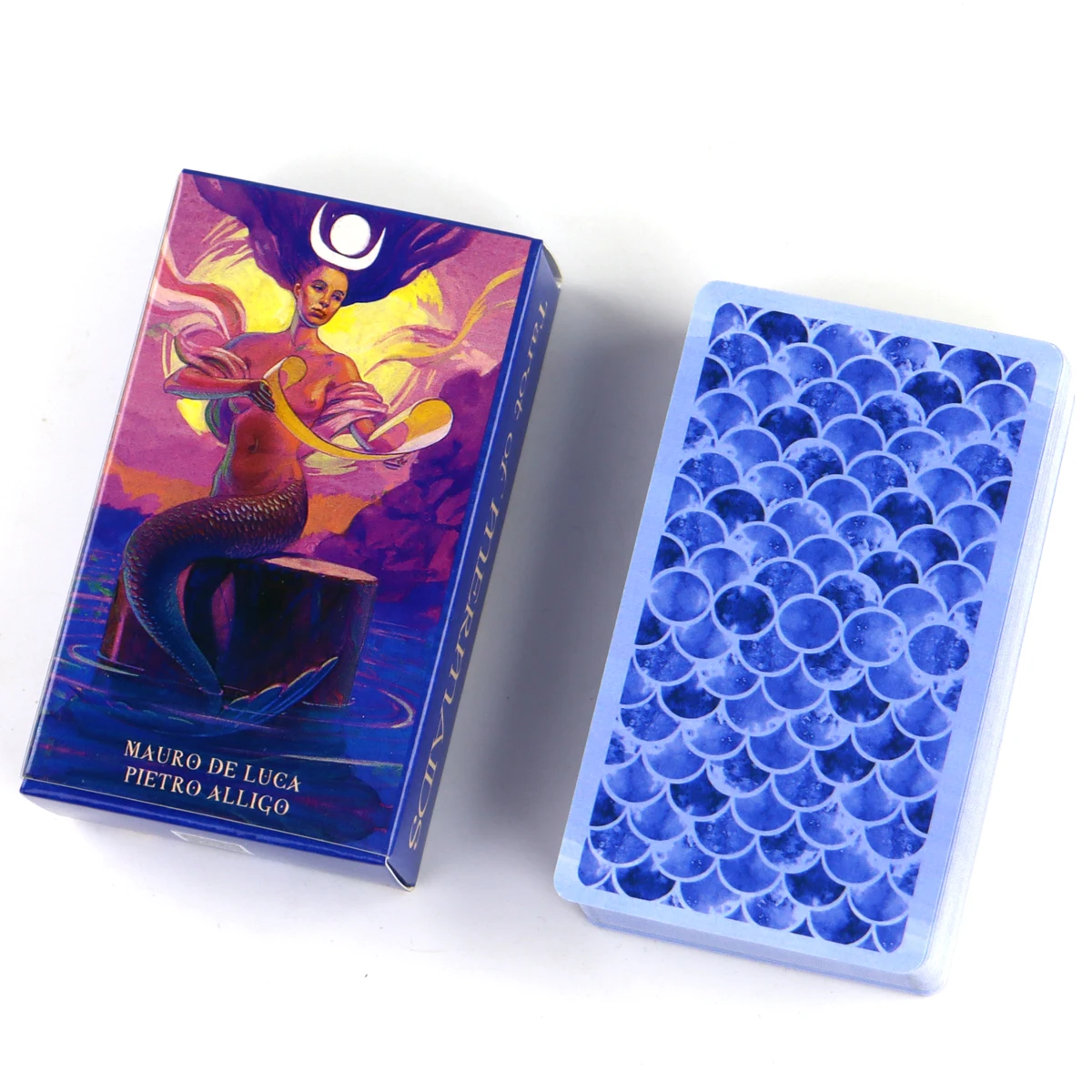 Tarot of Mermaids Tarot Deck Cards About 10X6cm For Family Party High Quality Fortune Telling Divination Tarot Cards Deck Game 4