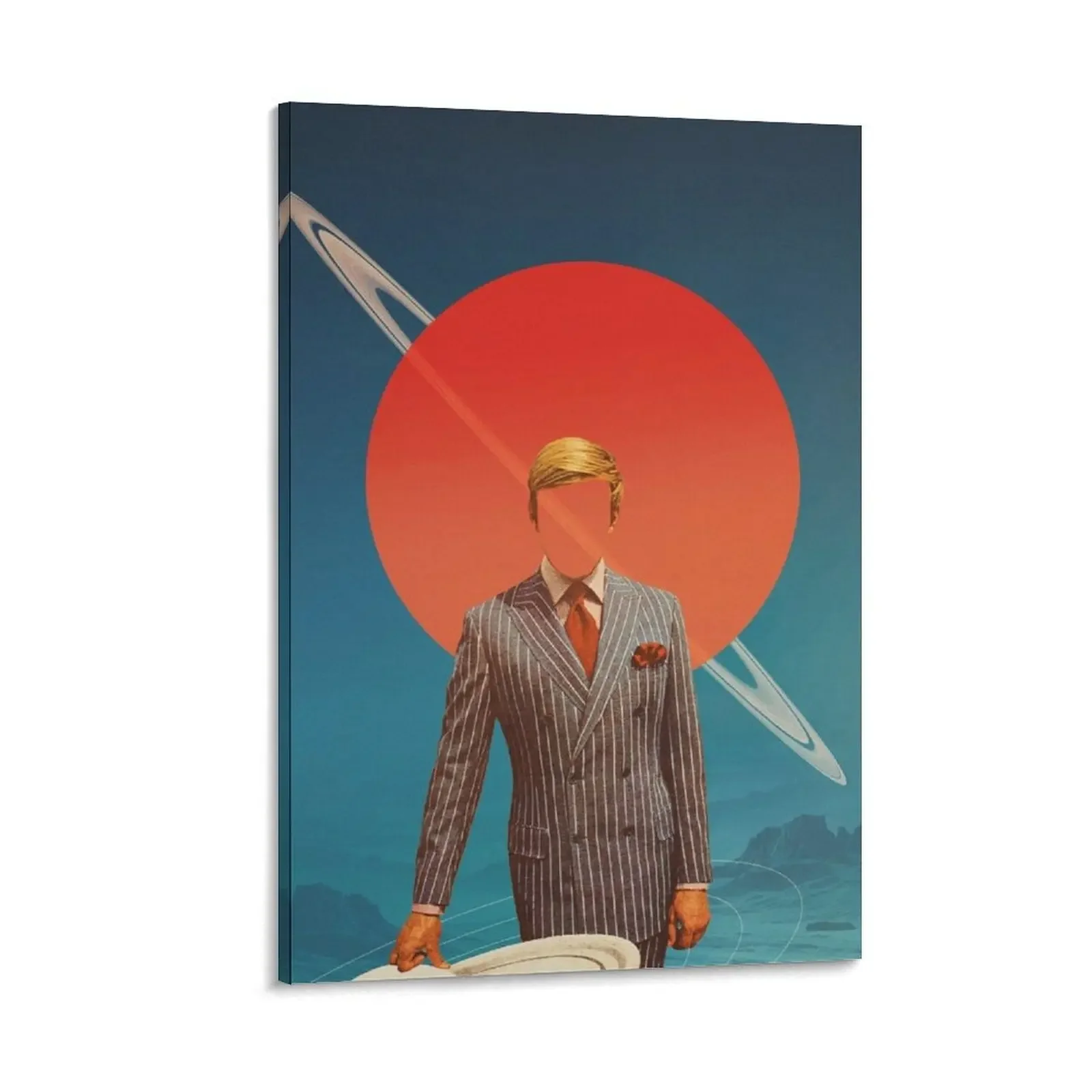 I met You at Strange Times Canvas Painting poster aesthetic vintage home decor