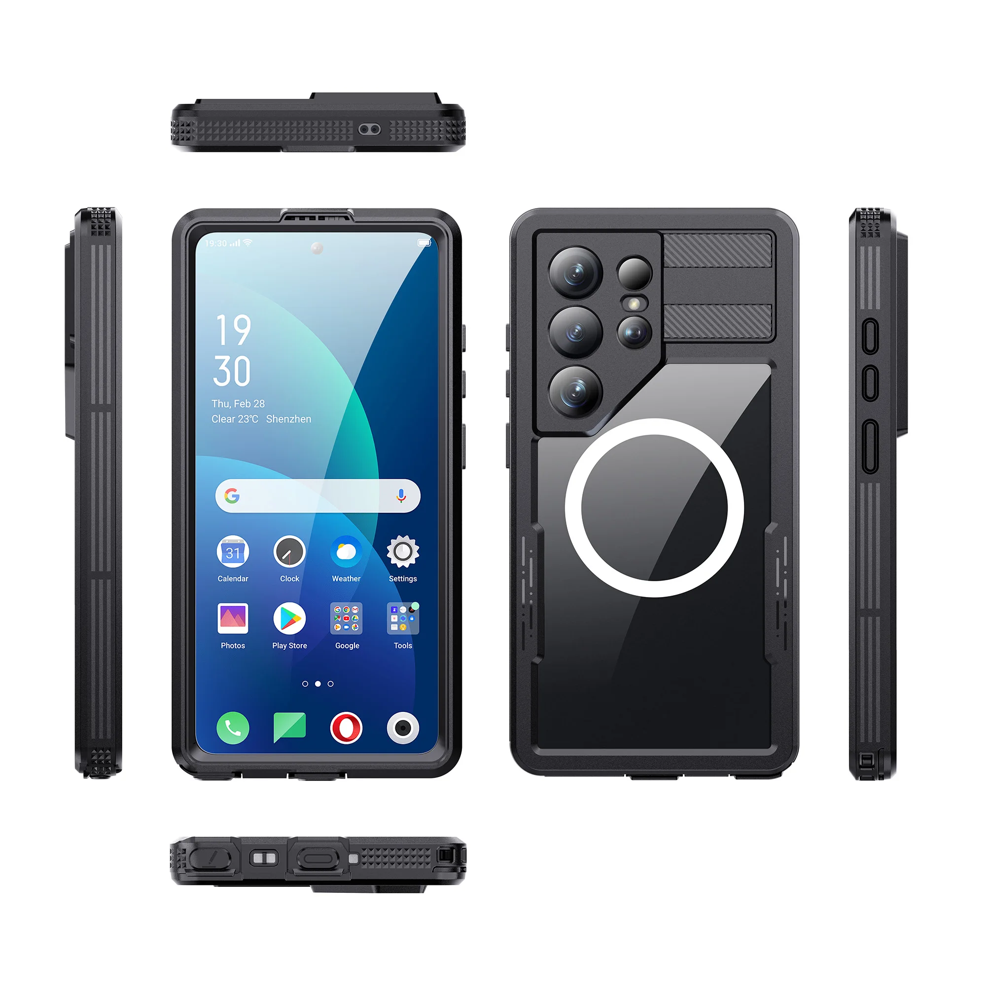 Shellbox Mars Waterproof & Bump-Resistant Phone Case - Full-Coverage Protective Cover