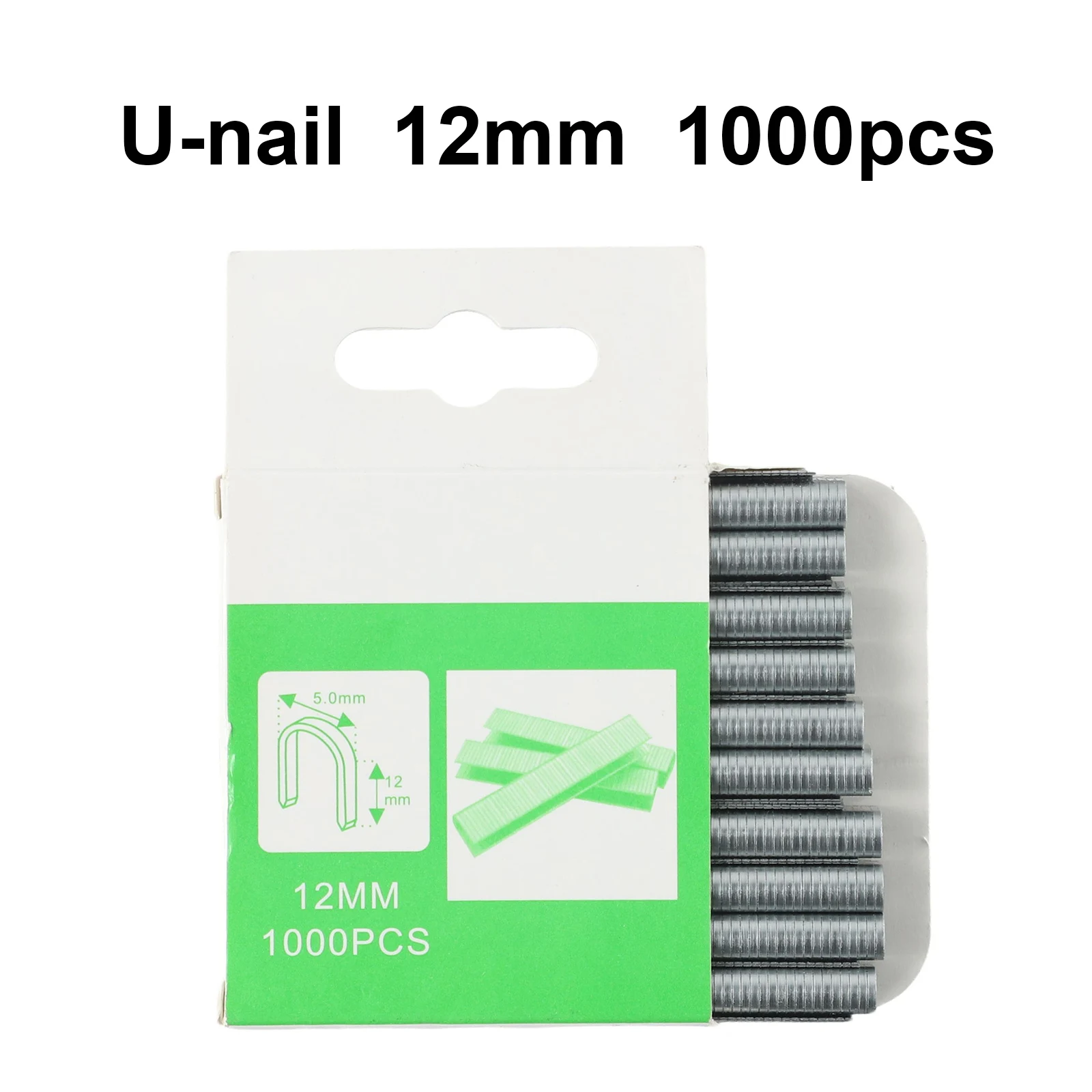 

Tools Staples Nails 1000Pcs 12mm/8mm/10mm Brad Nails DIY Door Nail Packaging Silver Stapler T Shaped Wood Furniture