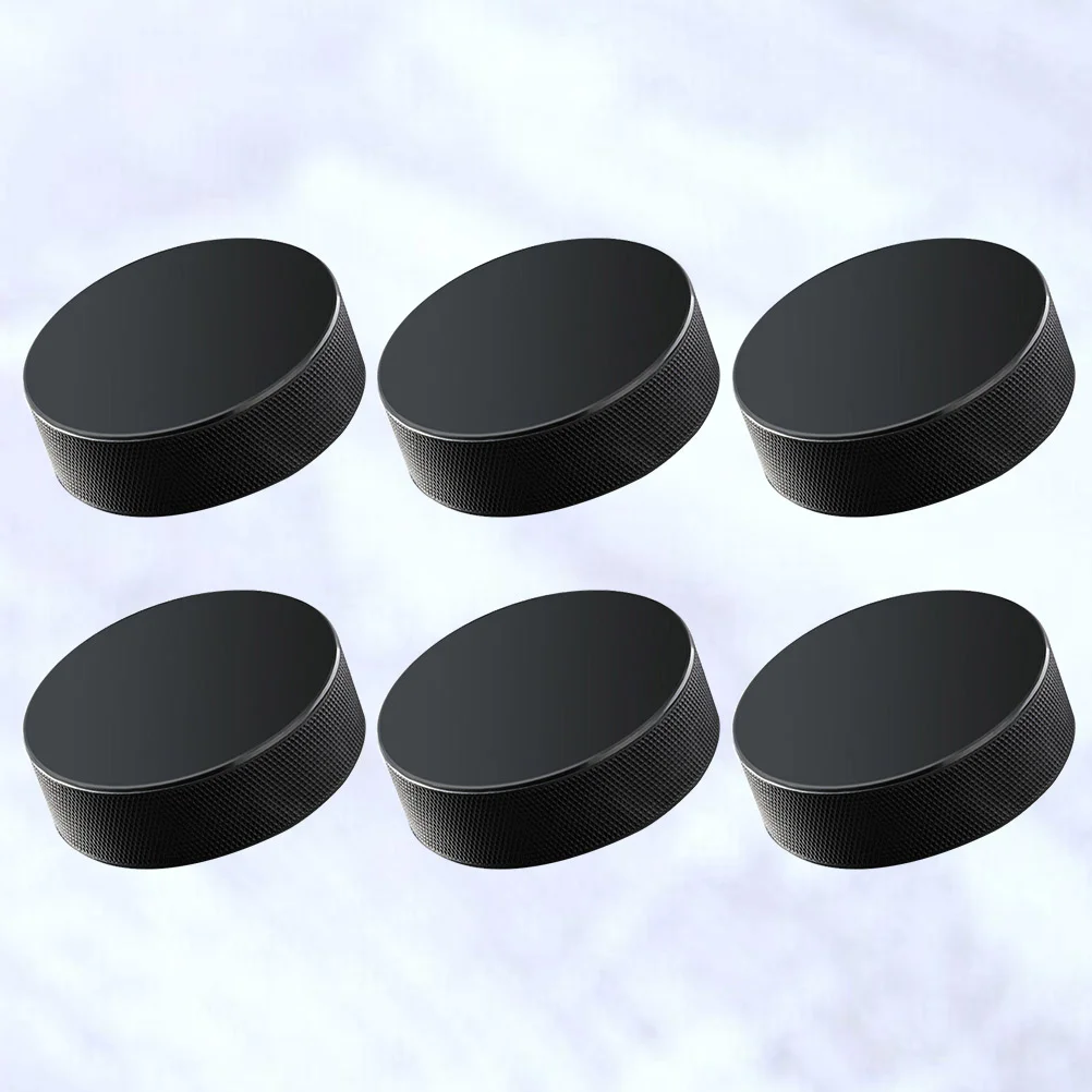 

6 Pack Hockey Puck- for Practicing and Classic Training, Diameter 3, Thickness 1- Professional Pucks Standard